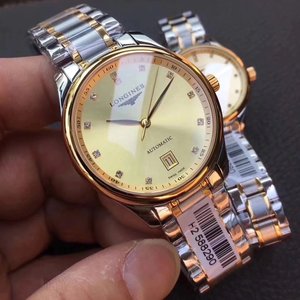 V8 Factory Longines Masters Series Ri-promulgazione Orologio Da uomo meccanico accoppiato orologio (prezzo unitario)