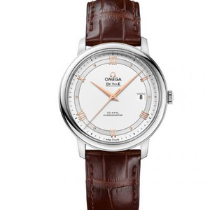 gp factory Omega De Ville serie 424.13.40.20.02.002 orologio meccanico da uomo nuovo stile.