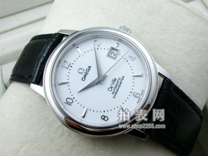 Omega Diefei serie meccanica automatica trasparente ultra-sottile business orologio originale ETA2824 movimento bianco superficie