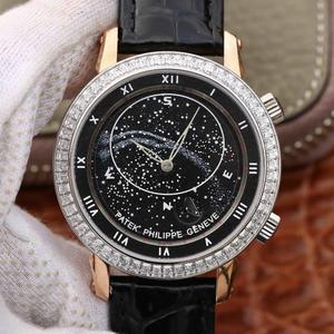 Patek Philippe versione aggiornata del cielo stellato 5102 giorno e mese Ginevra sky serie meccanica replica orologio.