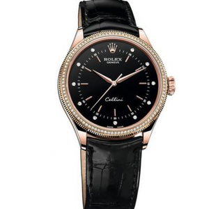 Modello Rolex: orologio da uomo meccanico Cellini serie 50605RBR. .