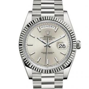 Rolex day-date serie 228239-0001 orologio meccanico da uomo alta imitazione orologio quadrante dritto.