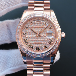 Rolex log day calendario tipo 218399 Gypsophila orologio meccanico maschile.