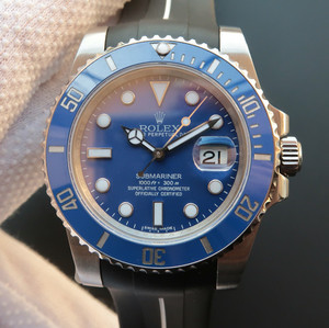 Rolex SUB Submariner Serie 116619LB Blue Water Ghost Blue Ghost V5 Edition Nastro