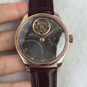 TF IWC Portoghese Tourbillon Reverse Series, dotato di una versione personalizzata di IWC Auto 51900 automatico vero movimento tourbillon