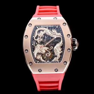 La fabbrica TW RICHARD MILLE gestisce l'orologio tourbillon RM057 Jackie Chan Panlong! Utilizzare con coraggio nuovi materiali per le prestazioni