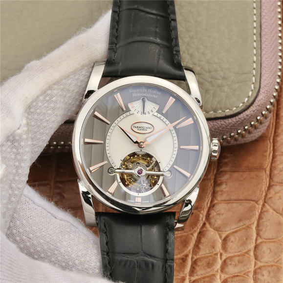 JB Parmigiani Fleurier TONDA serie PFS251 top tourbillon orologio con vero orologio da uomo avvolgimento manuale tourbillon - Clicca l'immagine per chiudere