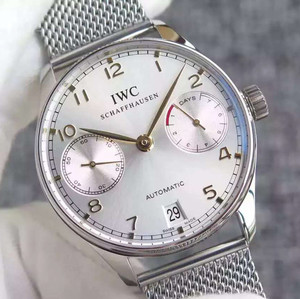 IWCポルトガル第7限定版ポルトガルの第7鎖V4スチールベルト、オリジナルCal.51011自動移動メンズ腕時計