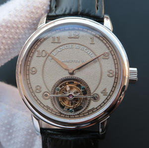 LHランゲ1815シリーズ730.32サンドブラスト限定版手動トゥールビヨンムーブメントメンズ腕時計