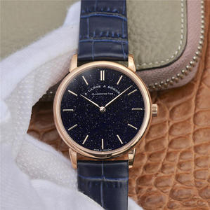 SV Lange SAXONIAシリーズの時計は素晴らしい外観を作りますシンプルな両手デザイン、自動巻きムーブメント、イタリア製牛革