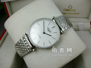 ロンジンガーランドシリーズダイヤモンドベゼル付き自動巻き機械式メンズ腕時計