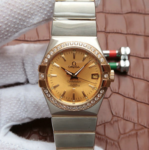オメガコンステレーションシリーズ 123.20.35 ダイヤモンドメカニカルメンズ腕時計