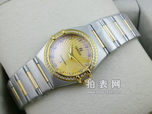 オメガコンステレーションシリーズダイヤモンドパック18Kゴールド自動機械メンズ腕時計