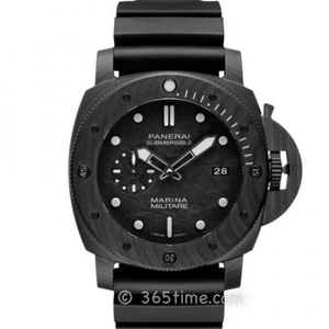 VS工場パネライPAM00979炭素繊維テープ新しいメンズ腕時計。