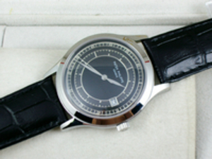 パテック フィリップ パテック フィリップ カラトラバ シリーズスチール シェル レザー ストラップ自動機械バック メンズ腕時計