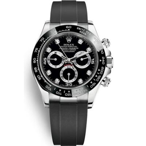 JHロレックスm116519ln-0025デイトナ新しいアップグレードされたラバーストラップ自動機械式ムーブメントメンズ腕時計。