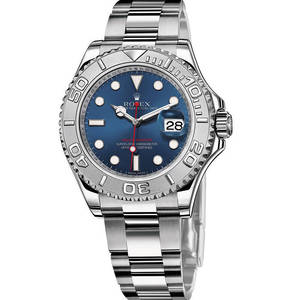 ロレックスヨットマスター 116622 スチールバンドメンズ腕時計(青い顔)をEW工場で再現