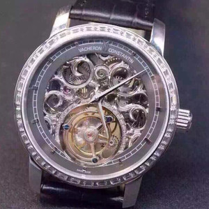 ヴァシュロンコンスタンタンスカイトゥールビヨン、手巻きメカニカルリアルトゥールビヨンメカニカルメンズ腕時計