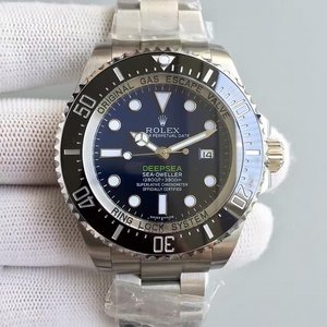 [NファクトリーV7バージョン]ロレックス深海深海ブルーブラックグラディエントゴーストキング116660トップ再発行ウォッチ