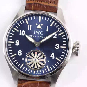 IWC Turbo Dafei large pilot series, Seagull 6497 manual movement male watch