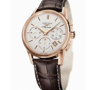 nieuwe Longines klassieke retro L2.733.8.72.2 serie mannen mechanische chronograaf horloge.