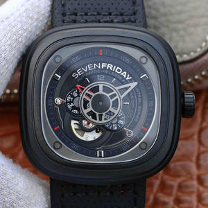 SV Seven Friday sevenfriday zwart mechanisch herenhorloge