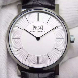 Piaget ultra-dunne serie automatische mechanische mannen horloge wit gezicht model