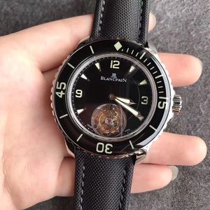 Zf Factory Blancpain Fifty Seeking Tourbillon Movement Horloges Zf Factory Nieuw Product Automatische Tourbillon Beweging