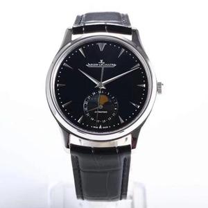 ZF Factory Jaeger-LeCoultre Moon Phase Master Series Ultradun horloge met zwarte wijzerplaat