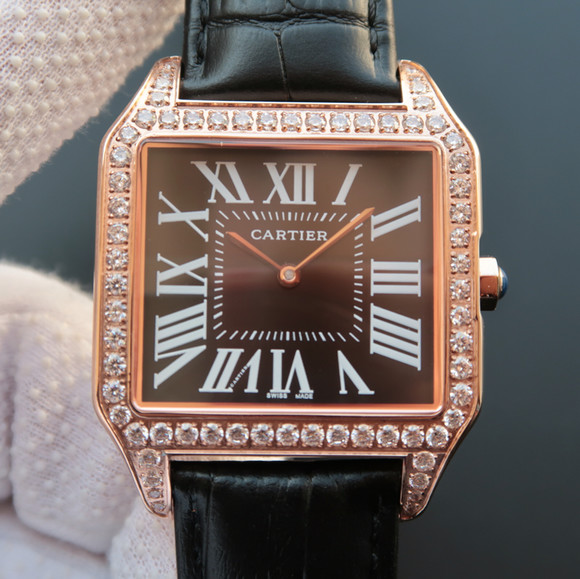 Cartier Santos (Santos) series WH100751 neutral mechanical watch (42MM) - Klik op de afbeelding om het venster te sluiten