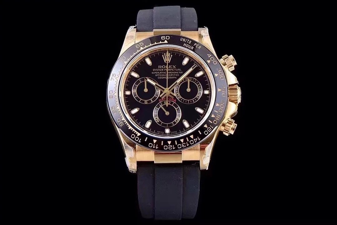 JH factory maakte de Rolex Cosmograph Daytona m116518 roségouden automatisch mechanisch herenhorloge. - Klik op de afbeelding om het venster te sluiten
