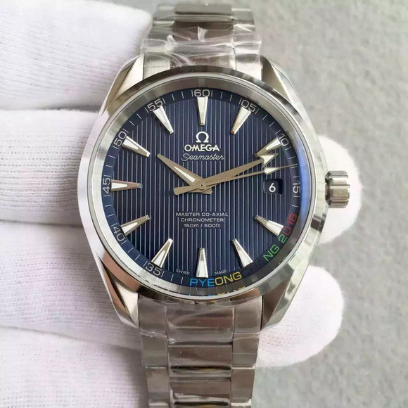 Omega 2018 Winter Olympics Seamaster Aqua Terra Global Limited Edition Mechanical Men's Watch - Klik op de afbeelding om het venster te sluiten