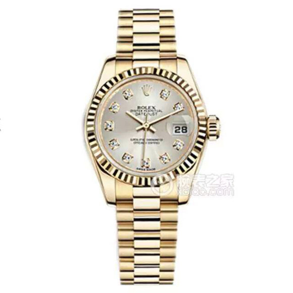Rolex model number 179178-83138 ladies' log-type mechanical ladies watch. - Klik op de afbeelding om het venster te sluiten