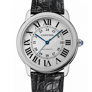 ZF fabrikk Cartier Cartier London-serien W670101 ultra-tynn klassisk stil med krokodille skinn