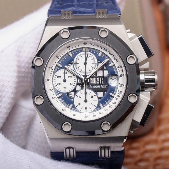 JF Audemars Piguet Royal Oak Offshore 26078pro RB2 Series Chronograph Mechanical Watch, Belt Watch. - Trykk på bildet for å lukke