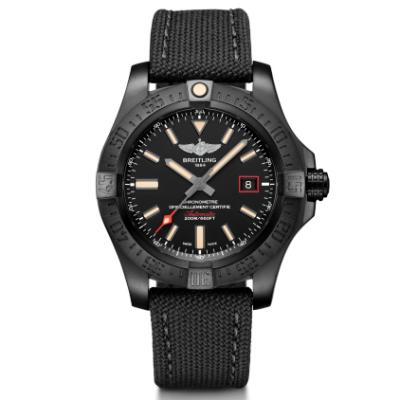 [Original channel order] Breitling V17311101B1W1 Blackbird reconnaissance aircraft titanium case men's automatic mechanical watch - Trykk på bildet for å lukke