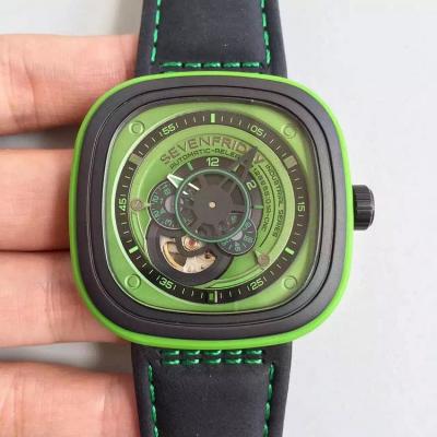 [KW-fabrikken] SevenFriday-motemerket 7 Fridays original single authentic original top re-gravered menns mekaniske klokke. - Trykk på bildet for å lukke