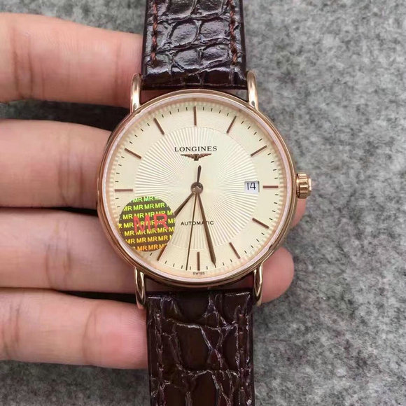 Genuine open imitating Longines magnificent series men's mechanical watch original one to one - Trykk på bildet for å lukke