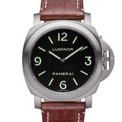 Panerai PAM00176 44mm Titanium Case Menns automatiske mekaniske klokke. - Trykk på bildet for å lukke