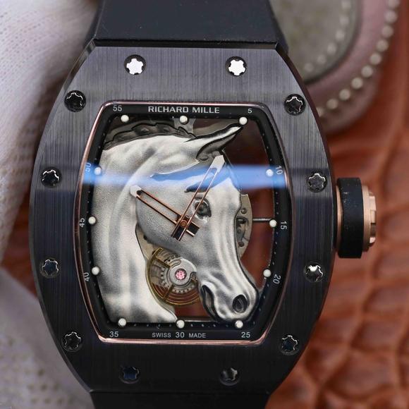Richard Mille succeeded in RM52-02 tape ceramic men's automatic mechanical watch - Trykk på bildet for å lukke