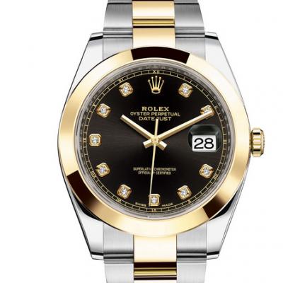 Rolex Datejust Series 126303 Men's Watch Black Plate - Trykk på bildet for å lukke
