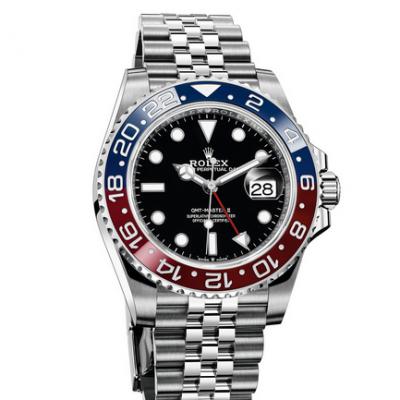 DJ Rolex 126710BLRO-0001 Red and Blue Cola Ring Greenwich Second Generation Mechanical Watch. - Trykk på bildet for å lukke