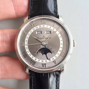 om novo produto Blancpain villeret série clássica 6654 lua fase exibir o relógio versão mais alta do mercado