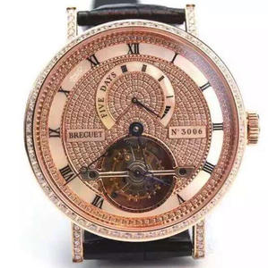 BM Breguet oco real tourbillon série 42mm auto-enrolando real tourbillon mecânico através da parte inferior