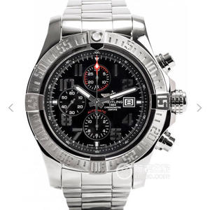 GF Reedição Breitling Avenger II Cronógrafo Segunda Geração (Vingador II) Relógio Mecânico de Rosto Negro Masculino