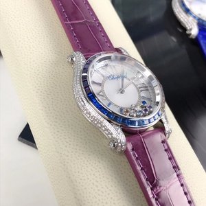 Chopard HAPPYDIAMONDS deusa mecânica automática assista Piageter sincronizar novo diamante arco-íris