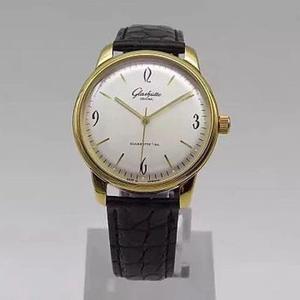 Outro relógio lendário é lançado?? "SpezimaticGF novo produto Glashütte dourado 60s retro comemoração cor do relógio