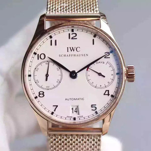 IWC Português 7ª edição limitada Versão V4 da 7ª cadeia, relógio masculino de movimento automático Cal.51011 original