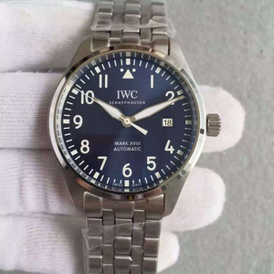 relógio masculino mecânico estilo piloto da série mk IWC Mark 18 Little Prince IW327011.