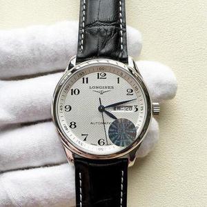 【JF】 Longines Master Series relógio de cinto de movimento mecânico duplo movimento 2836 automático relógio masculino.